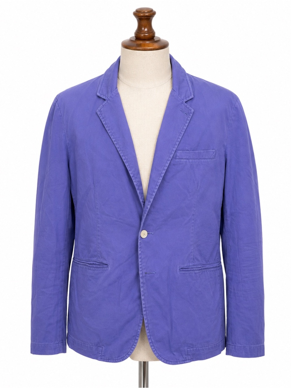 Zara Purple Single-Button Casual Blazer